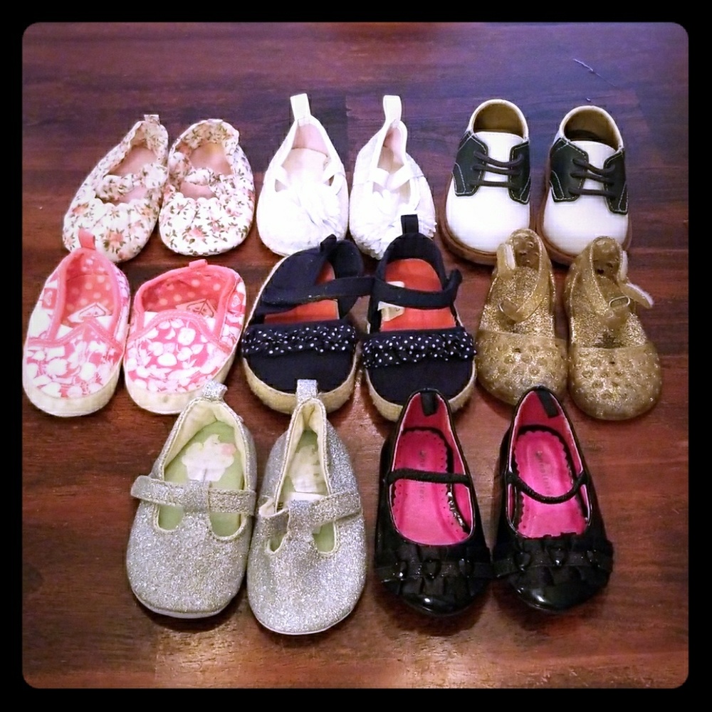 Toddler girl size 2 shoe bundle